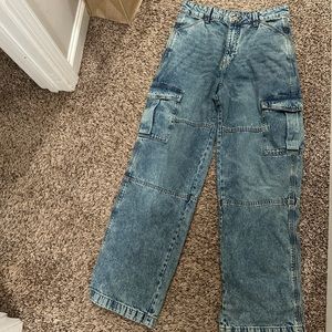 H&M Denim Cargos: Size 6
